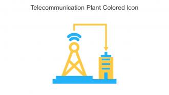 Telecommunication Plant Colored Icon In Powerpoint Pptx Png And Editable Eps Format