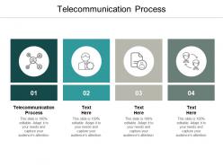 Telecommunication process ppt powerpoint presentation gallery deck cpb