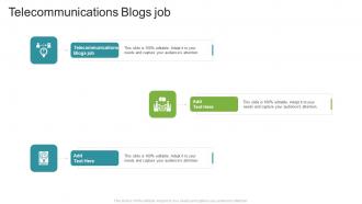 Telecommunications Blogs Job In Powerpoint And Google Slides Cpb