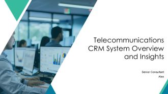 Telecommunications CRM System Overview And Insights PPT Slides AT