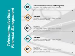 Telecommunications financial management ppt powerpoint presentation pictures design inspiration cpb