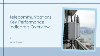 Telecommunications Key Performance Indicators Overview PPT Mockup AT