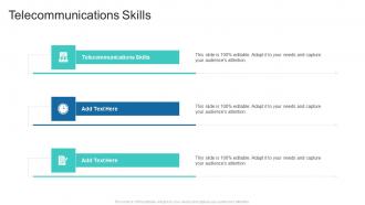 Telecommunications Skills In Powerpoint And Google Slides Cpb