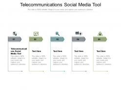 Telecommunications social media tool ppt powerpoint presentation icon designs cpb