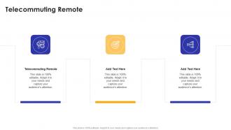 Telecommuting Remote In Powerpoint And Google Slides Cpb