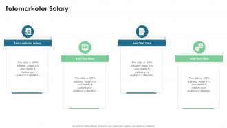 Telemarketer Salary In Powerpoint And Google Slides Cpb