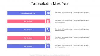 Telemarketers Make Year In Powerpoint And Google Slides Cpb
