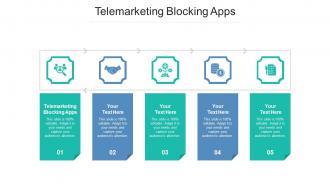 Telemarketing blocking apps ppt powerpoint presentation styles icons cpb