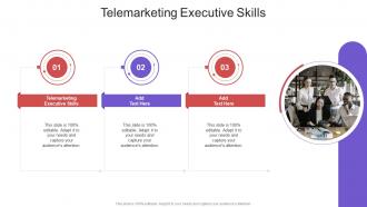 Telemarketing Executive Skills In Powerpoint And Google Slides Cpb
