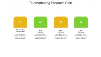 Telemarketing products sale ppt powerpoint presentation infographics introduction cpb