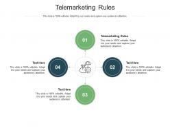 Telemarketing rules ppt powerpoint presentation layouts inspiration cpb