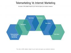 Telemarketing vs internet marketing ppt powerpoint presentation file graphics download cpb