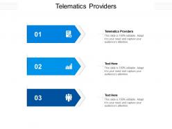 Telematics providers ppt powerpoint presentation model infographics cpb