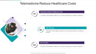 Telemedicine Reduce Healthcare Costs In Powerpoint And Google Slides Cpb