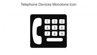 Telephone Devices Monotone Icon In Powerpoint Pptx Png And Editable Eps Format