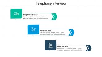 Telephone interview ppt powerpoint presentation infographics tips cpb