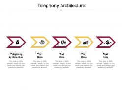 Telephony architecture ppt powerpoint presentation show example cpb