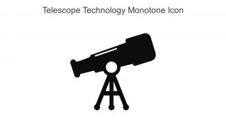 Telescope Technology Monotone Icon In Powerpoint Pptx Png And Editable Eps Format
