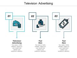 Television advertising ppt powerpoint presentation infographic template aids cpb