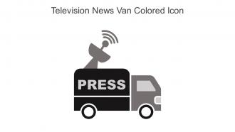 Television News Van Colored Icon In Powerpoint Pptx Png And Editable Eps Format