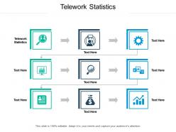 Telework statistics ppt powerpoint presentation styles templates cpb