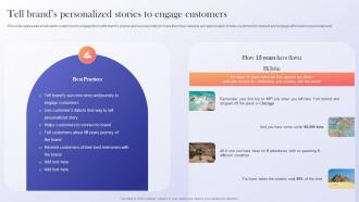 Tell Brands Personalized Stories To Engage Data Driven Marketing Guide To Enhance ROI