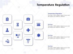Temperature regulation ppt powerpoint presentation professional graphics download