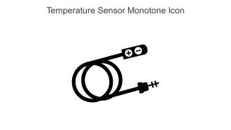 Temperature Sensor Monotone Icon In Powerpoint Pptx Png And Editable Eps Format