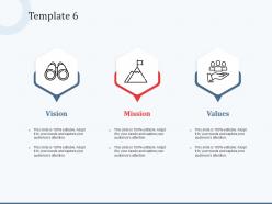 Template 6 vision mission and values ppt powerpoint presentation infographic template portfolio