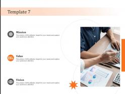 Template 7 vision mission and value statement ppt powerpoint presentation file portrait