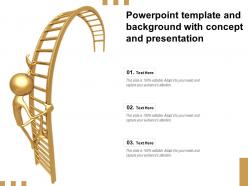 Template and background with concept and presentation ppt powerpoint