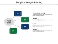 Template budget planning ppt powerpoint presentation summary layout cpb
