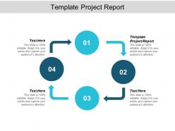 Template project report ppt powerpoint presentation show slideshow cpb