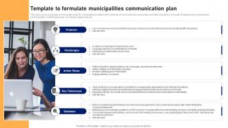 Template To Formulate Municipalities Communication Plan