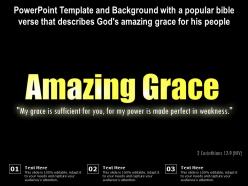 Template With A Popular Bible Verse That Describes Gods Amazing Grace For His People