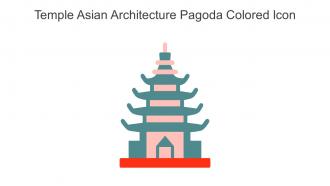 Temple Asian Architecture Pagoda Colored Icon In Powerpoint Pptx Png And Editable Eps Format