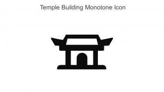 Temple Building Monotone Icon In Powerpoint Pptx Png And Editable Eps Format