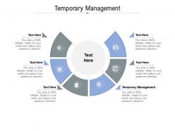 Temporary management ppt powerpoint presentation infographics show cpb
