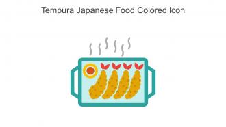 Tempura Japanese Food Colored Icon In Powerpoint Pptx Png And Editable Eps Format