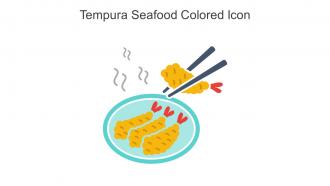 Tempura Seafood Colored Icon In Powerpoint Pptx Png And Editable Eps Format