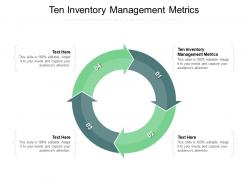 Ten inventory management metrics ppt powerpoint presentation show examples cpb
