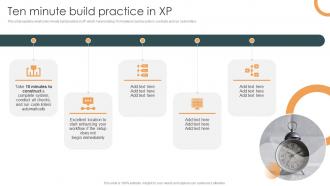 Ten Minute Build Practice In XP Ppt Powerpoint Presentation Pictures Ideas