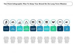 Ten Point Infographic Plan To Keep Your Brand On Its Long Term Mission