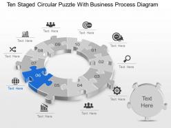 93717201 style puzzles circular 10 piece powerpoint presentation diagram infographic slide