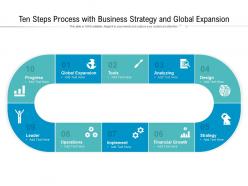 Ten steps process with business strategy and global expansion