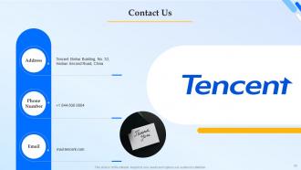 Tencent Investor Funding Elevator Pitch Deck Ppt Template Content Ready Pre-designed