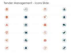 Tender management icons slide tender management ppt portrait