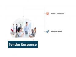 Tender response tender management ppt brochure