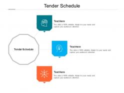 Tender schedule ppt powerpoint presentation infographic template grid cpb