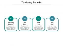 Tendering benefits ppt powerpoint presentation infographic template picture cpb